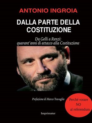 cover image of Dalla parte della Costituzione